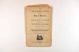 Brochure (The stranger's guide through the city of Montreal : with engravings of the most prominent public buildings and churches in the city : together with railroad and steamboat routes, tables of distances, cab and carriage tariff, advertisements, &c.). Page de titre