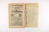 Brochure (The stranger's guide through the city of Montreal : with engravings of the most prominent public buildings and churches in the city : together with railroad and steamboat routes, tables of distances, cab and carriage tariff, advertisements, &c.). Intérieur de l'imprimé