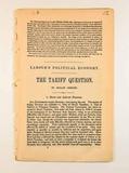 Brochure (Labour's political economy, or, The tariff question considered). Page de titre