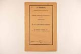 Brochure (A sermon, preached on Sunday, 5th January, 1862, in Christ Church Cathedral, Montreal, after the death of H.R.H. the Prince consort). Page de titre