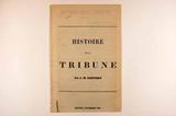 Brochure (Histoire de La Tribune). Page de titre