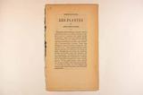 Brochure (Manière de préparer les plantes et autres objets de musée). Page de titre