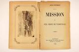 Brochure (Notice historique sur la mission de Ste. Croix de Tadoussac). Page de titre avec frontispice