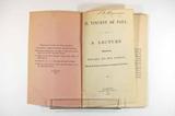 Brochure (St. Vincent of Paul : a lecture delivered by the Rév. Aen. McD. Dawson, before the St. Vincent de Paul Society of the Cathedral Parish of Ottawa). Page de titre avec signature