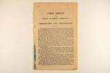 Brochure (First report of the Select Standing Committee on Immigration and Colonization). Page de titre