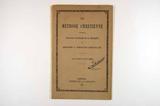 Brochure (La méthode chrétienne considérée dans ses avantages et sa nécessité : et réponses à certaines difficultés). Page de titre