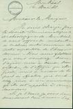 Document (Lettre de Georges Baby au Marquis de Lansdowne)