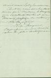 Document (Lettre de Georges Baby au Marquis de Lansdowne)