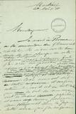 Document (Lettre de Georges Baby à Benjamin Pâquet)