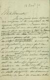 Document (Lettre de Georges Baby à Charles Langelier)
