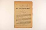 Brochure (Sermon at the requiem of the Hon. Thomas d'Arcy McGee, Ec., Ec.). Page de titre