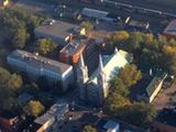 Ensemble conventuel des Soeurs servantes du Saint-Coeur de Marie. Vue aérienne