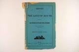 Brochure (Report on the line of route between Lake Superior and the Red River settlement). Page de titre
