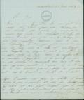 Document (Lettre de Horace Baby à Georges Baby)