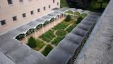 Maison provinciale des Ursulines. Vue du cloître depuis le toit