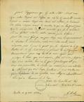 Document (Lettre de J. Baby à Fr. Baby)