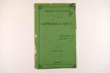 Brochure (Réflexions d'un catholique à l'occasion de l'affaire Guibord : février 1870). Page de titre