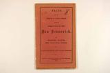 Brochure (Facts for the information of intending emmigrants [sic], about the province of New Brunswick). Page de titre