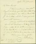 Document (Lettre de James Baby à James F. Baby)