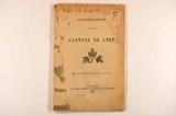 Brochure (La colonisation dans les Cantons de l'Est). Page de titre