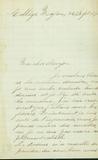 Document (Lettre de Jacques-Joseph Baby à Georges Baby)