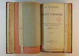 Brochure (M. Laurier devant l'histoire : les erreurs de son discours et les véritables principes du parti conservateur). Page de titre avec note manuscrite attribuant l'ouvrage à [L.G.] Desjardins