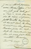 Document (Lettre de Jacques-Joseph Baby à Hélène Baby)