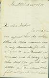 Document (Lettre de Jacques-Joseph Baby à Hélène Baby)