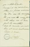 Document (Lettre de Jacques-Joseph Baby à Hélène Baby)