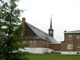 Église de Saint-Pie-X-de-Paspébiac. Vue arrière
