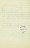 Document (Lettre de William Lewis Baby et Eliza Chapman à Anonyme)