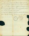 Document (Lettre de François Baby à Jacques Baby)