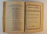 Brochure (Terrible calamité : catastrophe de St.Hilaire : Première partie : le récit. Deuxième partie : l'enquête et le verdict). Page de titre