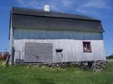 Fournil. Hangar, mur gouttereau sud. Vue arrière