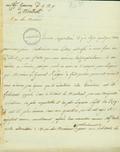 Document (Lettre de François Baby à Genevay)