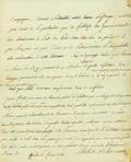 Document (Lettre de François Baby à Genevay)