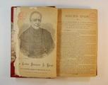 Brochure (Noces d'or de Mgr. l'Évêque de Montréal : compte-rendu des fêtes du 29 octobre : sermon du R.P. Braun, s.j. : liste des invités, etc. avec le portrait de Mgr. Bourget). Intérieur de l'imprimé avec illustration