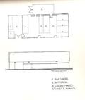 Grange-étable. Plan