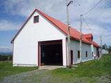 Grange-étable. Côté sud-ouest. Vue latérale