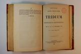 Brochure (Discours prononcés à Saint-Roch de Québec au Triduum de la Société de St.-Vincent-de-Paul : les 11, 12 et 13 décembre 1865). Page de titre
