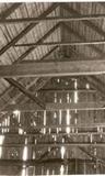 Grange-étable. Structure. Vue intérieure