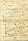 Document (Contrat de mariage de Pierre Guy et Élizabeth Garreau, veuve de Jean Lalande)
