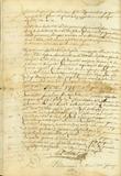 Document (Contrat de mariage de Pierre Guy et Élizabeth Garreau, veuve de Jean Lalande)