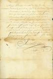 Document (Contrat de mariage de Pierre Guy et Élizabeth Garreau, veuve de Jean Lalande)