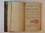 Livre (The conduct of Major Gen. Shirley, late general and commander in chief of His Majesty's forces in North America : Briefly stated). Page de titre