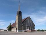 Église de Sainte-Cécile. Vue latérale
