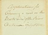 Document (Requête de Joseph Papineau, Philémon Wright et autres pour l'ouverture d'un chemin public sur la rive nord de la rivière Ottawa, de Hull à la rivière de la Petite-Nation)