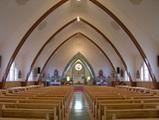 Église Saint-Joseph de L'Anse-au-Griffon. Vue intérieure