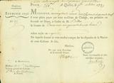 Document (Onze lettres de change de l'Intendant Bigot sur le Trésorier général des colonies à Paris, au comte des dépenses générales du Canada)