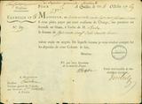 Document (Onze lettres de change de l'Intendant Bigot sur le Trésorier général des colonies à Paris, au comte des dépenses générales du Canada)